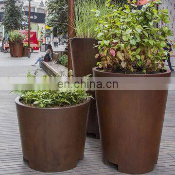 Outdoor Raised Garden Corten Steel Planter Box