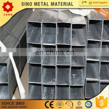 pre galvanized square hollow section hot dipped thread gi pipe with end caps astm galvanized square tube