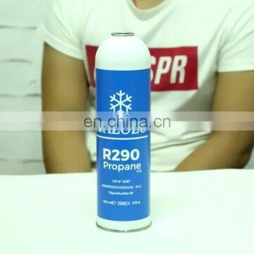 Refrigerant R134a R417a Gas Packing 1kg Gas Cylinder