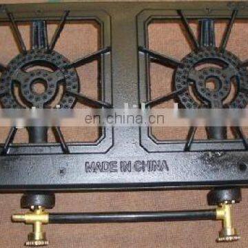 cast iron gas stove