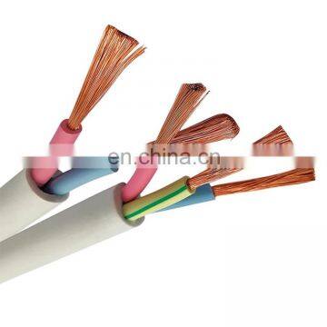 Wholesale Colourful Copper Wire And Stranded Conductor Power Cable RVV Electrical Cable