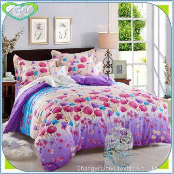 Fashion New Design Polyester Microfiber Disperse Printing Bed Sheet Fabric for Home Textile photo-3