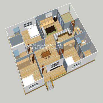 Prefab Villa Xin Guang Zheng Prefabricated Steel House Steel House Construction Distributor photo-2