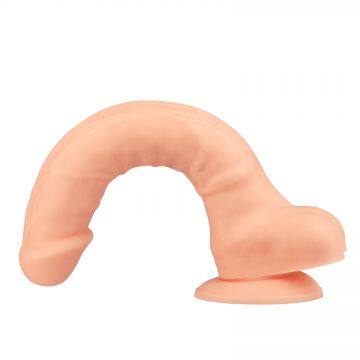 Superior 7 Inch Anal Realistic Penis Dildo With Suction Cup Adult Sex Toys for Women, Flesh photo-4
