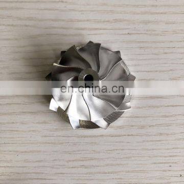 K04 41.00/50.96mm 5304-123-2036 9+0 blades Point milling high performance turbo milling/aluminum 2618/billet compressor wheel