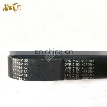 Imported V Ribbed Belt 8PK2160 Ribbed Belt 8pk 2160 Fan Belt for Sale