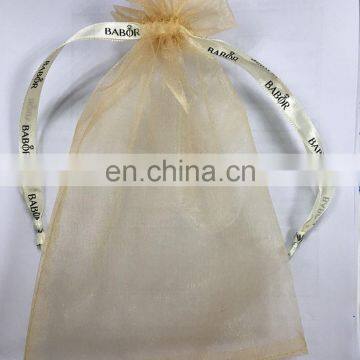 Premium 7x9 colorful promotion organza gift bag