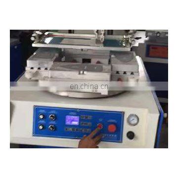 Semi automatic 4 color taflone tape screen printing printer machine