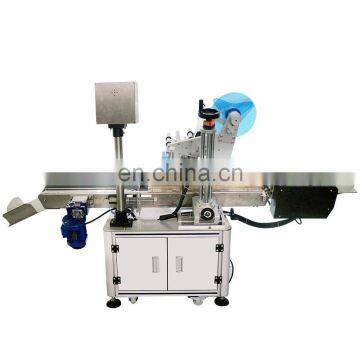 Automatic Top Label Dispenser Cheese Bag Surface  Egg Tray Labeling Machine