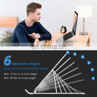 Aluminium Alloy Laptop Stand Portable Phone Holder Foldable Bracket Notebook Stands for 7 to 17 Inch Laptop Tablet photo-3