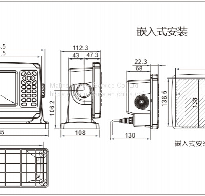 GN150-7 GPS Replacement Kit for Furuno GP80 GP90 GP30 GP31 GP32 photo-3
