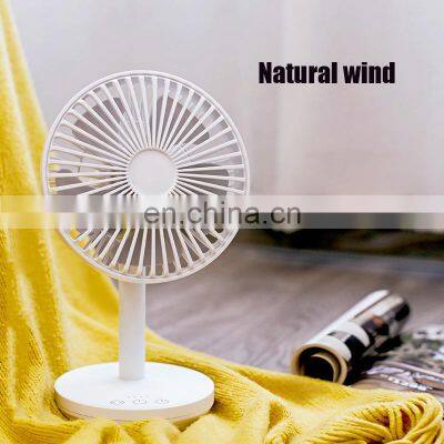 2021 New With Shake Head Function USB Plug Mini Portable Plastic Personal Cooling Cooler USB Desk Fan photo-3