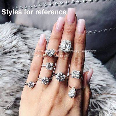 Custom D Color Emerald Marquise Oval Shape Brilliant Cut Moissanite Loose Stone Excellent Cut Jewelry Making Engagement