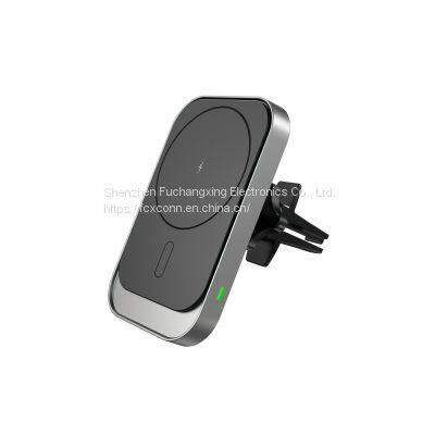 Car Mount Wireless Charger For IPhone 12 11 XS XR X 8 Quick Charge 10W Fast Charging Phone Holder Stand For Samsung S20 S10 photo-4
