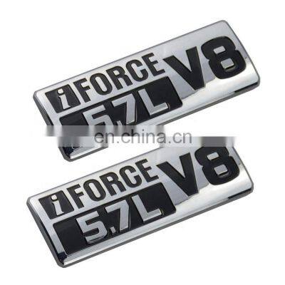 5.7L V8 Badge Side Emblem 3D Door Badge Nameplate Decals Sticker Replacement For Tundra photo-5