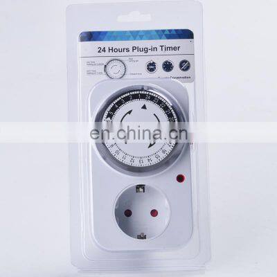 24 Hour Programmable Timer Switch Universal Socket Mechanical Timer 220V 16A Europe Plug EU Plug EU Socket photo-4