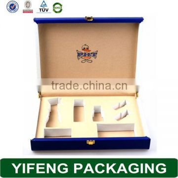 Premium design luxtury PU leather packaging boxes custom logo, gift box custom logo, paper box custom logo