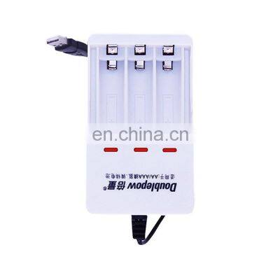 Fast Standard Battery Charger 3 Slots LED Indicator Full Voltage 1.4v Battery AA AAA Charger for 1.2v aa Aaa ni mh ni cd Battery