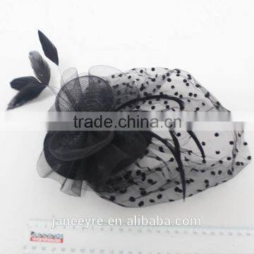 New Design Millinery Supplies Fascinator Hat With Veil photo-3