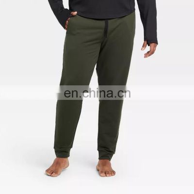 MEN100%cotton oversized sport pant