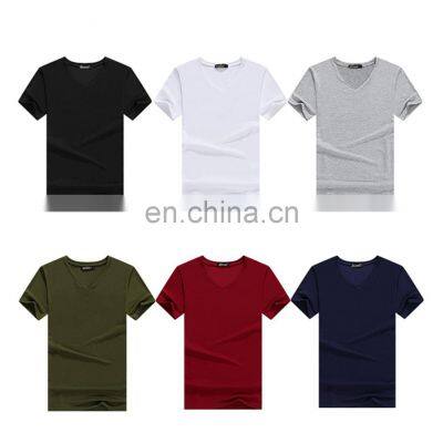 Man T-shirt Stock, Short Sleeve Round Collar Milk 100% Polyester Soft Comfortable Moq 2pc To Embroidery Logo/