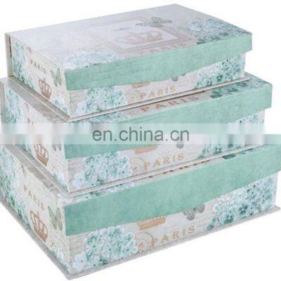 Set Luxury paper boxes rigid gift boxes for gift packaging with custom logo less CBM