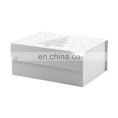 Wholesale bulk white printed Xmas present gift packing box for Christmas