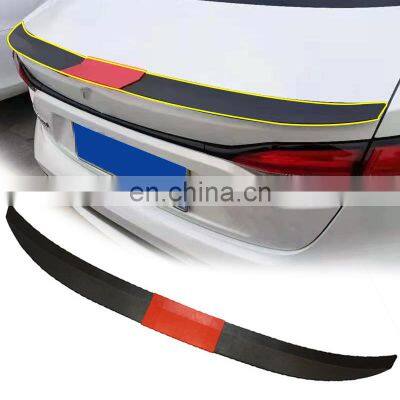 Honghang Factory Manufacture ABS Material Carbon Fiber Universal Rear Wing Spoiler Type E For All Cars for Civic