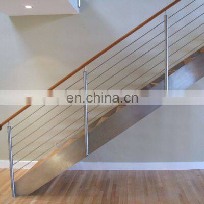 Low Cost Straight Staircase Railing Stainless Steel Design photo-5