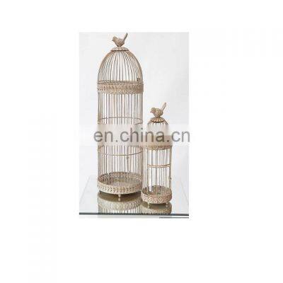 white metal antique fancy bird cage