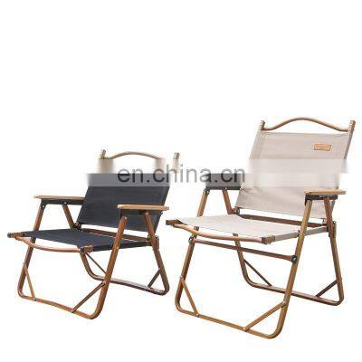 New Design Adjust Heavy Duty Logo Beach Custom Lightweight Kids Wood Outdoor Camping Chair Foldable photo-5