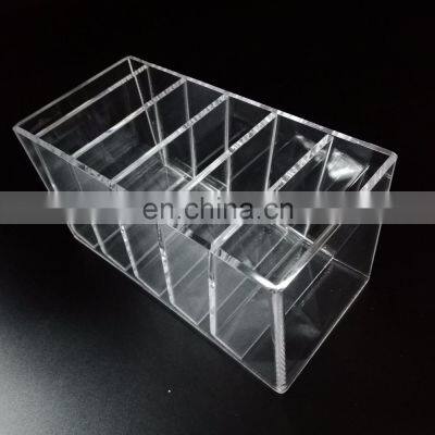 Cheap clear case tabletop storage acrylic rack DVD or CD counter display holder