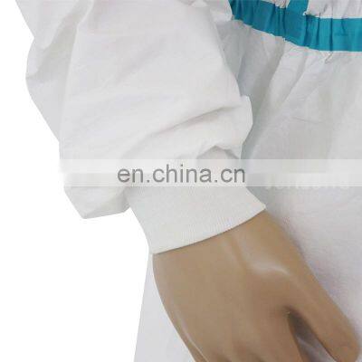 Isolation Chemical Medical Protective Disposable Hooded Coverall photo-4