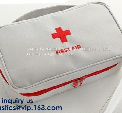 Portable First Aid Kit Green Bag, First Aid Kit Bag For Emergency Care, travel first aid kit, portable first aid kit bag