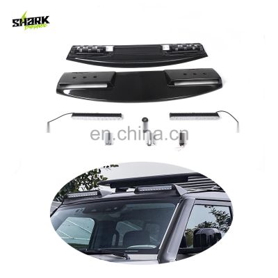 Dry Carbon Front Spoiler For Land Rover Defender 110 Carbon Front Light Bar Roof Spoiler