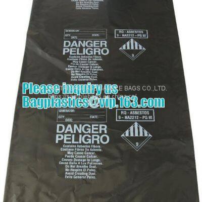 Burial Asbestos Bags, Contractor, Industrial, Outdoor, Storage And Removal, Adult Size Economical Heavy Duty BAGS