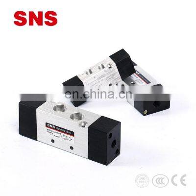 China SNS 4A Series Pneumatic Control Element Body Aluminum Alloy No Need Lubrication Air Solenoid Valve photo-2