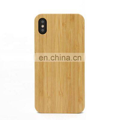 Blank PC bamboo wood Phone Case For iPhone X XR XS MAX