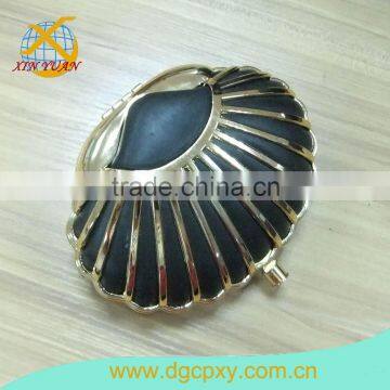 NEW! Shell Shape Metal Clutch Frames With Plastic Shell Cover For Bags