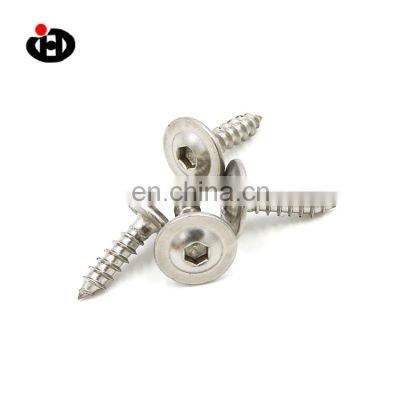 JINGHONG Stainless Steel 304 Hexagon Socket Head  Tapping Screw