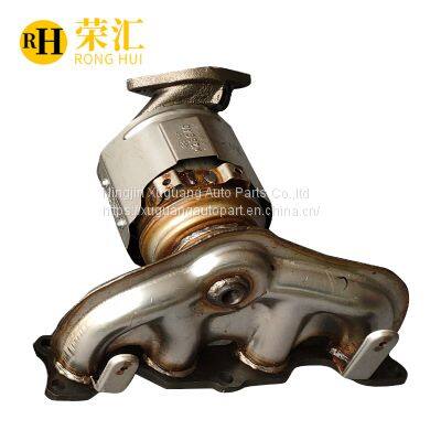 Exhaust manifold catalytic converter for Hyundai IX45 first part catalyst factory