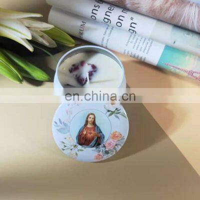 Trending products 2021 new arrivals natural soybean wax for candles private label scented candles tin jar home decor