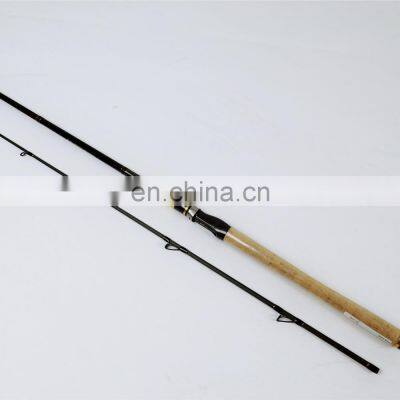 Light Weight Pure Carbon Fiber Jig Spinning Fishing Rod 2.1m with Cork Handle