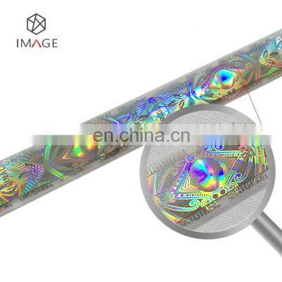 Hot Stamping Hologram Stripes on Paper Labels for Packaging photo-2