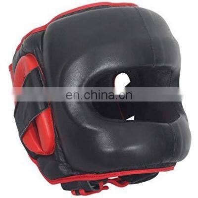 Custom logo Face Saver Boxing Headgear gear Head guards boxing and protection from kicks