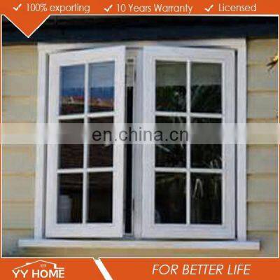 YY Home Australia Standard Double Glass Aluminium French Door in White Powder Coating Color