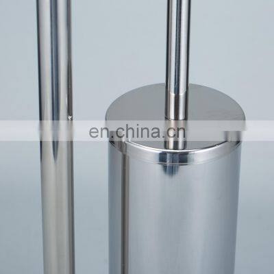 Professional Manufacturer Premium Quality Stainless Steel Toilet Brush Holder Set With Paper Roll Holder photo-4