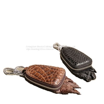 Thailand Crocodile Leather Car Key Bag Men's Leather Key Bag Unisex Creative Crocodile Claw Fashion Trend