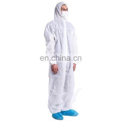 Eco-friendly pp waterproof disposable coverall ppe overall