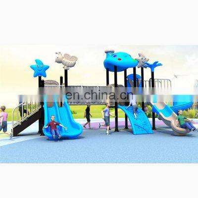 Commercial Used Big Plastic Slide Children Outdoor Games Playground Equipment photo-2